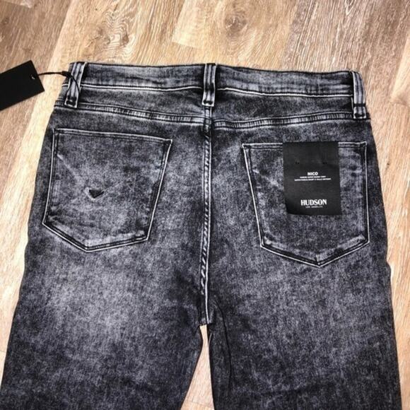Hudson Nico Super Skinny Crop Jeans in Pepper Size 31 NWT - Picture 9 of 14